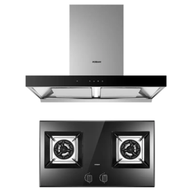 老板60A5KS+57B1K欧式双腔大吸力油烟机燃气灶烟灶套装【LY直播】