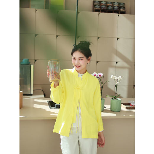 衬衫（22705375-黄白游） 商品图4