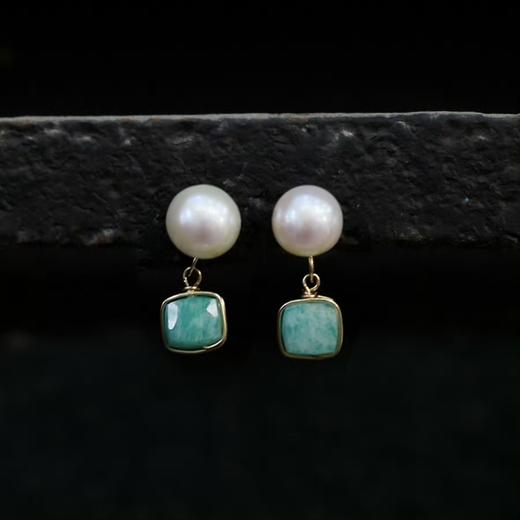 SpoiledBrat Jewelry粉晶石天河石耳夹 商品图1