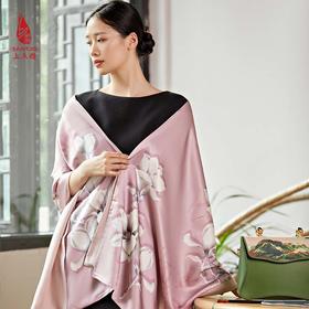 SAINTJOY/上久楷真丝披肩女式真丝披肩PJS20003馨香岁合
