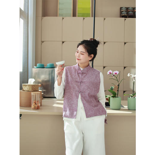 【线上专属】中式马甲（22704058B-三公子） 商品图2