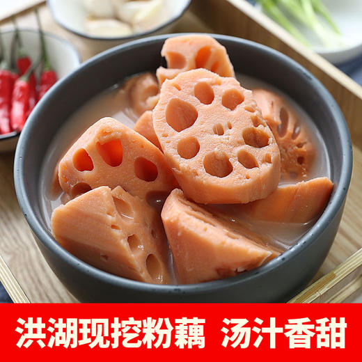 【严选】华贵洪湖粉藕新鲜莲藕 3斤/5斤装  煲汤粉藕（厂家直发） 商品图0