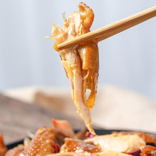 饥饿F姐·宁波手撕土鸡 800g/袋 肉嫩流汁，鲜香麻辣 商品图3