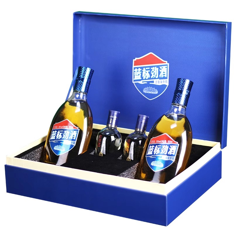 36°蓝标劲酒 500ml*2 礼盒装（赠毛铺尊享100ml*2瓶）