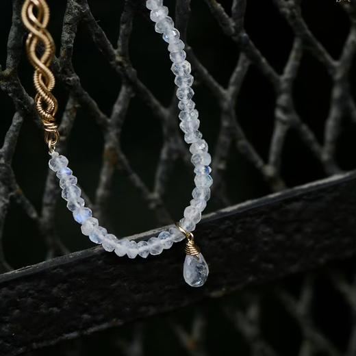 SpoiledBrat Jewelry编织麻花系列 | 月光石 橘玛瑙 澳洲玉手链 商品图2