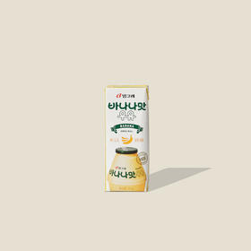 宾格瑞香蕉味牛奶饮料 200ml