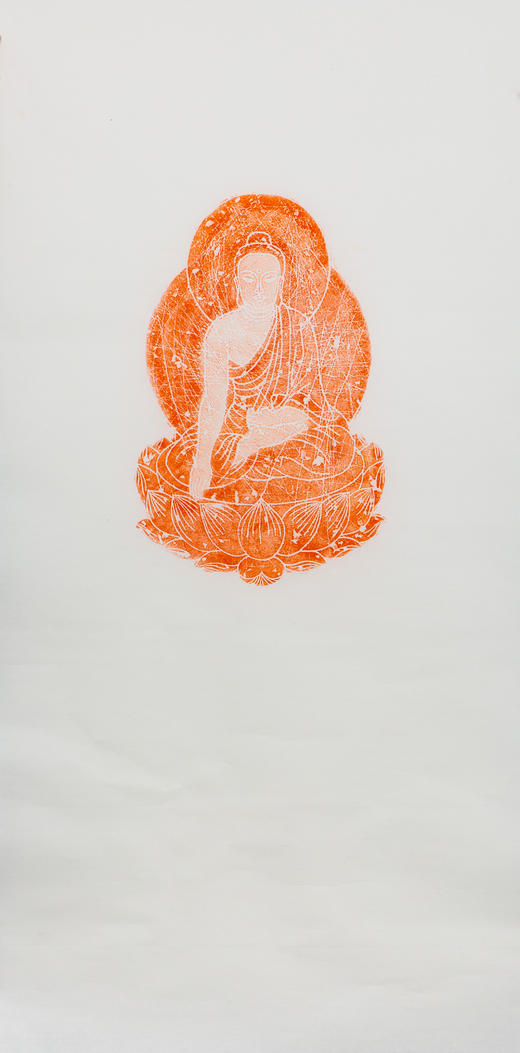 唐代佛教造像刻石朱拓（四尺整纸） 商品图1