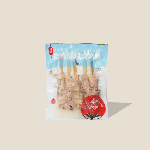 纪鸟盐味碳烤鸡肉串 160g 商品图0