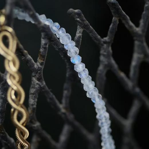 SpoiledBrat Jewelry编织麻花系列 | 月光石 橘玛瑙 澳洲玉手链 商品图1