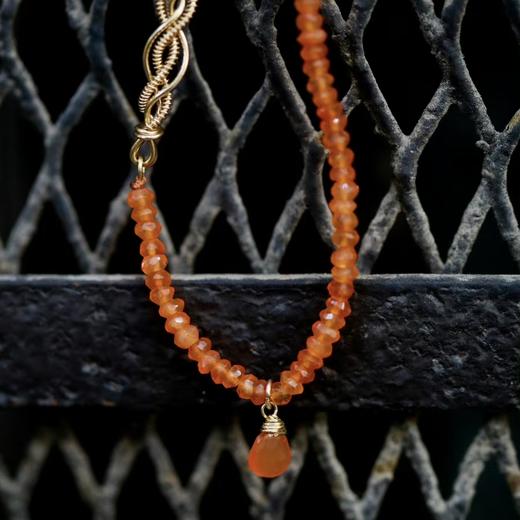 SpoiledBrat Jewelry编织麻花系列 | 月光石 橘玛瑙 澳洲玉手链 商品图4
