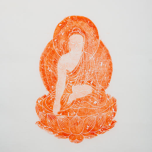 唐代佛教造像刻石朱拓（四尺整纸） 商品图0