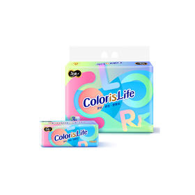 洁柔抽纸缤纷餐巾纸卫生纸面巾纸抽3层100抽*6包