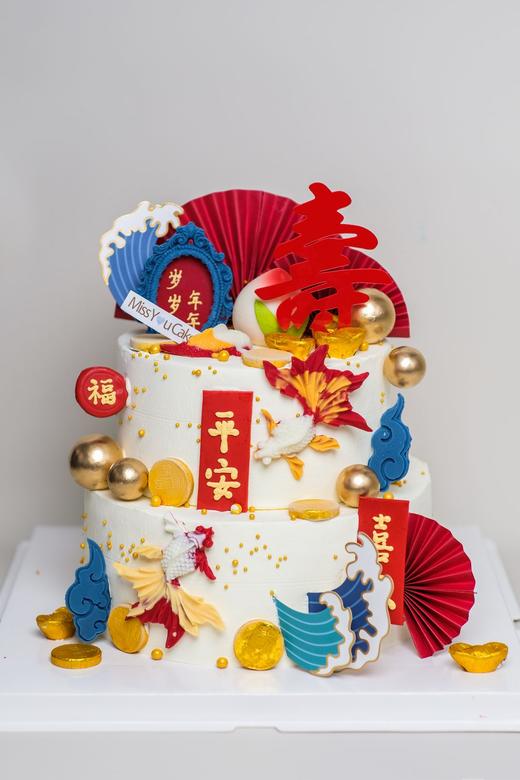 定制款裸蛋糕 - 寿山福海 商品图0