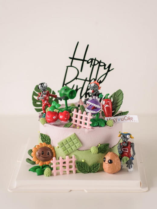 定制款蛋糕 - 植物大战僵尸 商品图0
