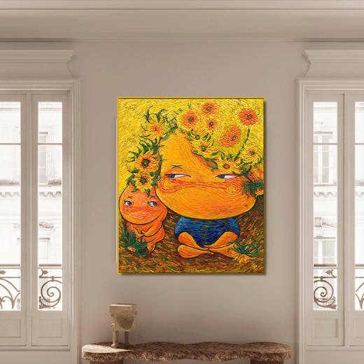 贾伟《如花向日葵·致敬梵高》99版 商品图2