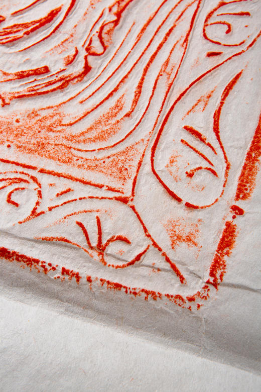 南北朝飞天砖拓 商品图5