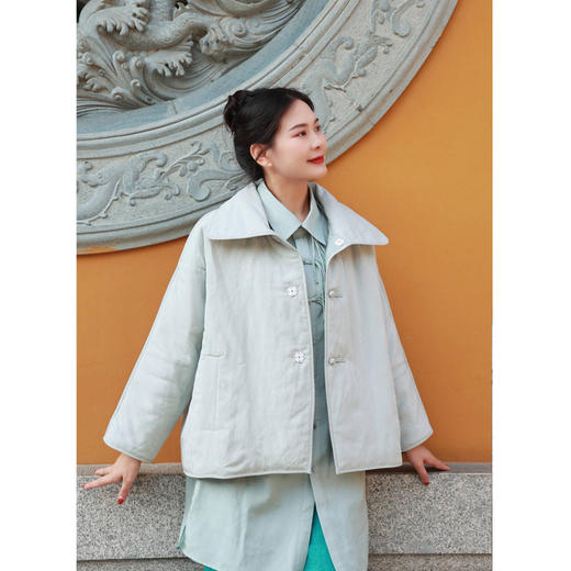 立领棉服（23802555-溶溶月） 商品图1