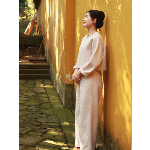 【线上专属】羊绒外套（23805693-粉米） 商品图5