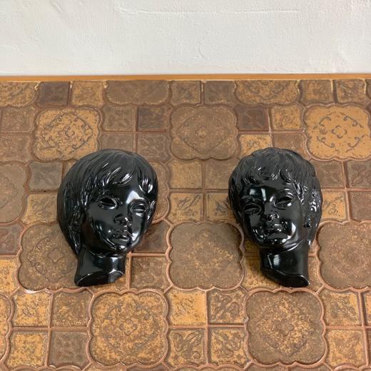 美国McM墙饰 男孩女孩石膏像一对 商品图3