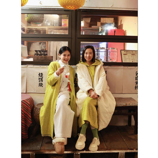 廓形连帽羽绒服（21803054B-凝脂） 商品图4