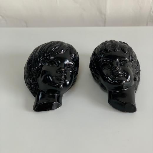 美国McM墙饰 男孩女孩石膏像一对 商品图2