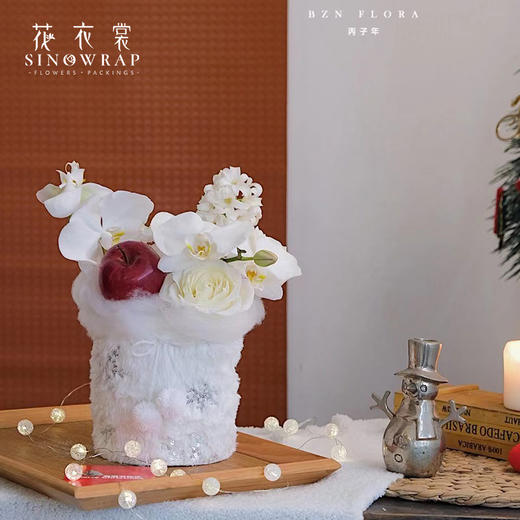 圣诞暖暖桶--羊毛毡织带 商品图0