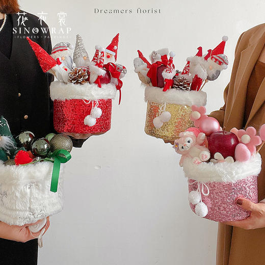 圣诞暖暖桶--羊毛毡织带 商品图1