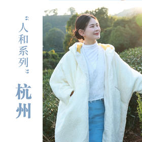 廓形连帽羽绒服（21803054B-凝脂）