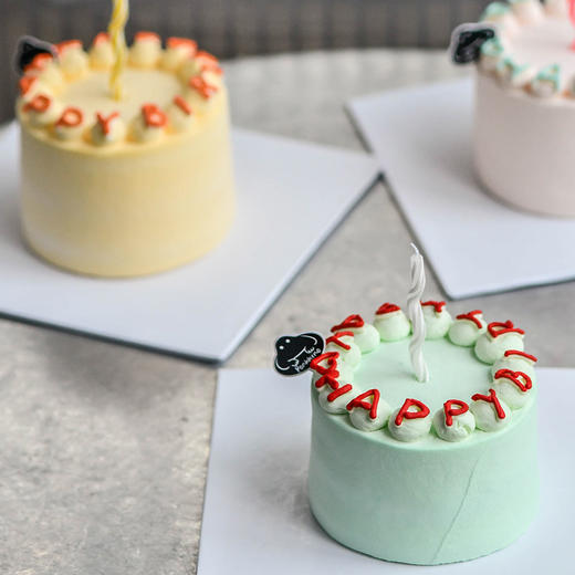 简约字母蛋糕（蜡烛非图片款） 商品图2
