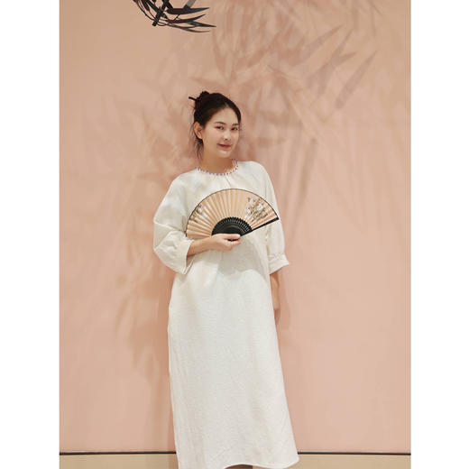 【抖音专属】连衣裙（23807441-山矾） 商品图4