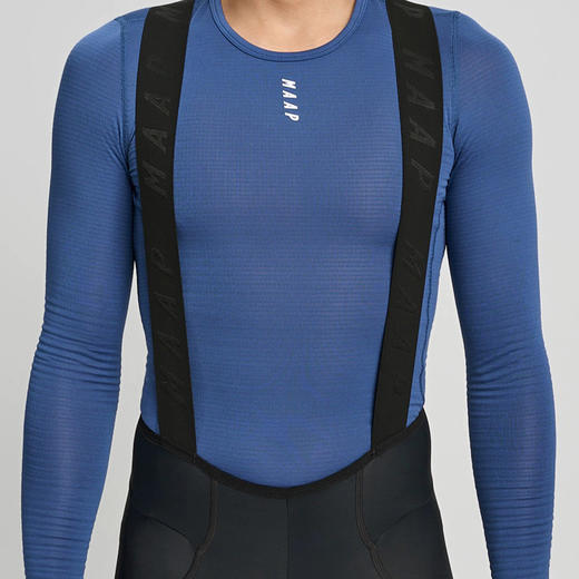 MAAP 男士 Thermal Base Layer LS Tee Ultramarine 加绒长袖骑行打底 商品图1