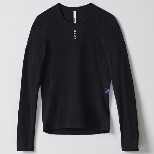MAAP 男士 Thermal Base Layer LS Tee Black 加绒长袖骑行打底 商品图1