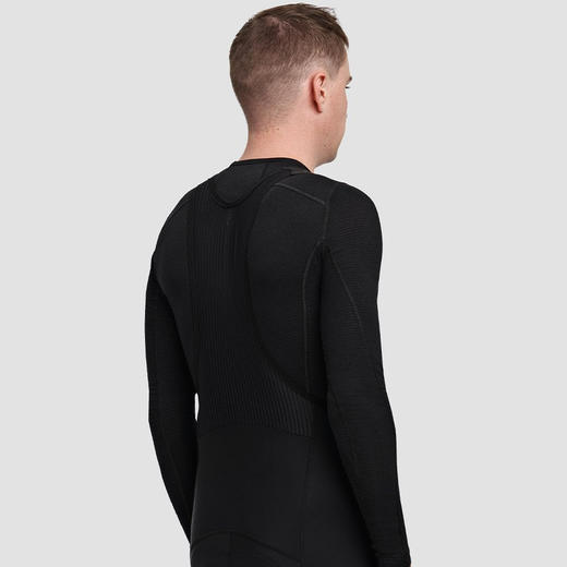 MAAP 男士 Thermal Base Layer LS Tee Black 加绒长袖骑行打底 商品图4