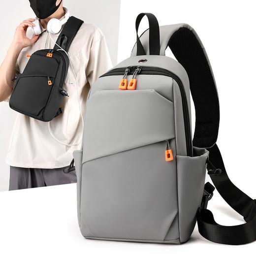 男士商务休闲单肩包胸包 防泼水手机包斜挎包    7169缺货 预售十天（3-829） 商品图9