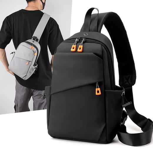 男士商务休闲单肩包胸包 防泼水手机包斜挎包    7169缺货 预售十天（3-829） 商品图1