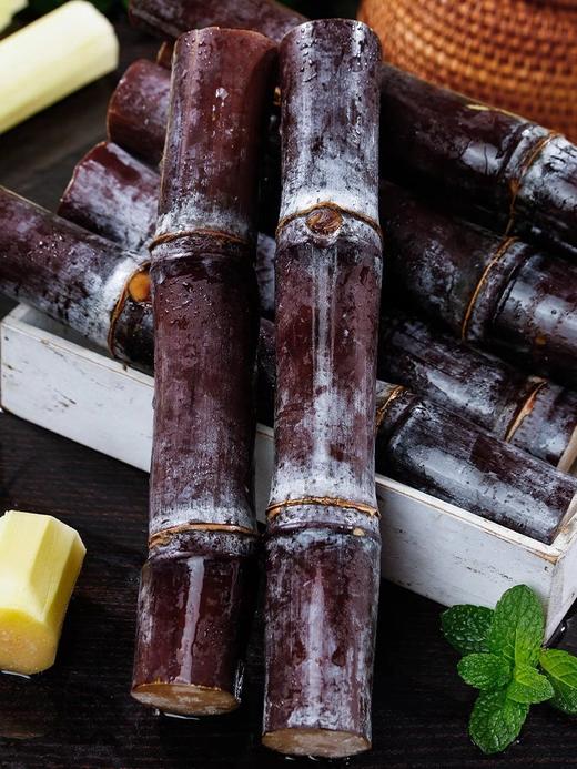 9.9元一根广东黑皮甘蔗（默认削皮切长段，如需切小段务必留言） 商品图1