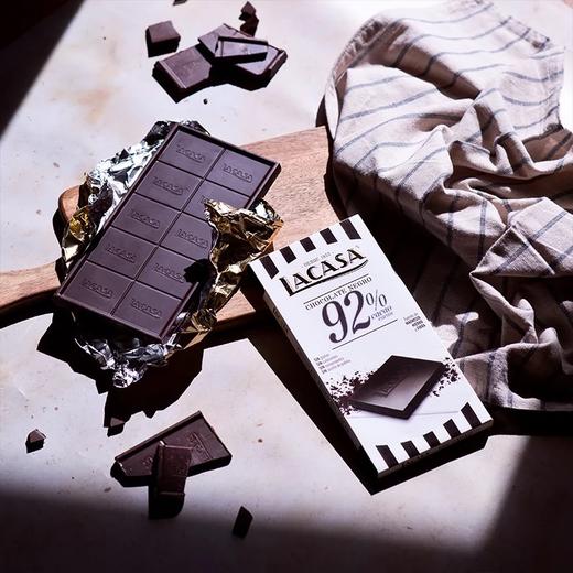 西班牙乐卡莎70%/85%/92%可可黑巧克力100g 口感细腻丝滑香醇纯粹的巧克力口感 044252/044248/044868 商品图4