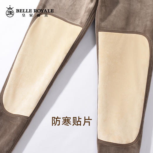 秋冬新款加绒加厚保暖单裤男护腰护膝加绒贴片一件过冬BNN8345 商品图4
