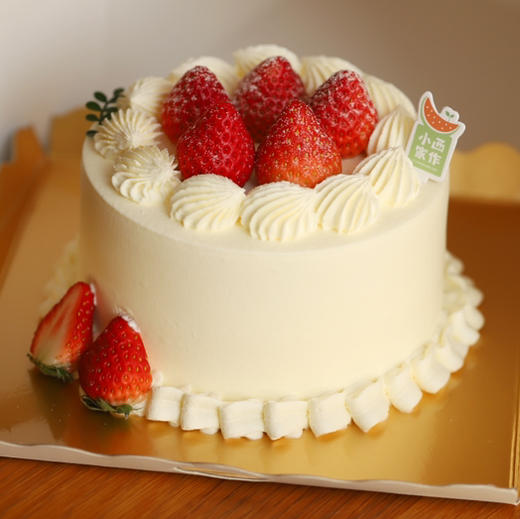 怀旧草莓奶油蛋糕 商品图0