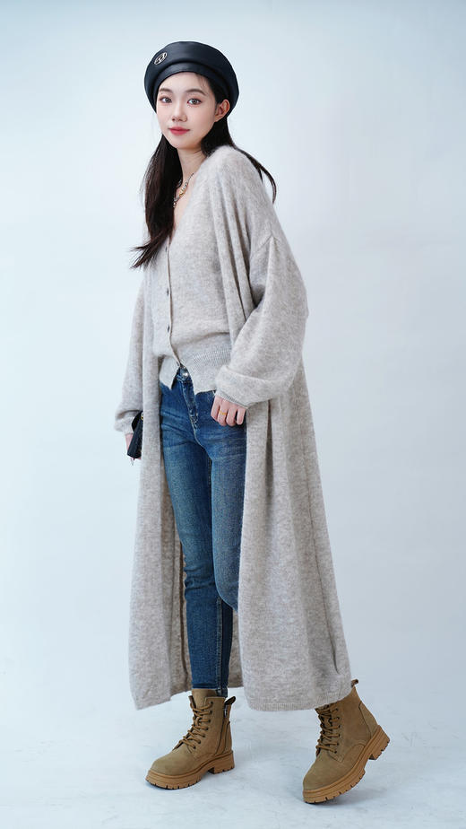 女装23原创设计精品山羊绒马甲外套两件套2243-36075▲ 商品图2