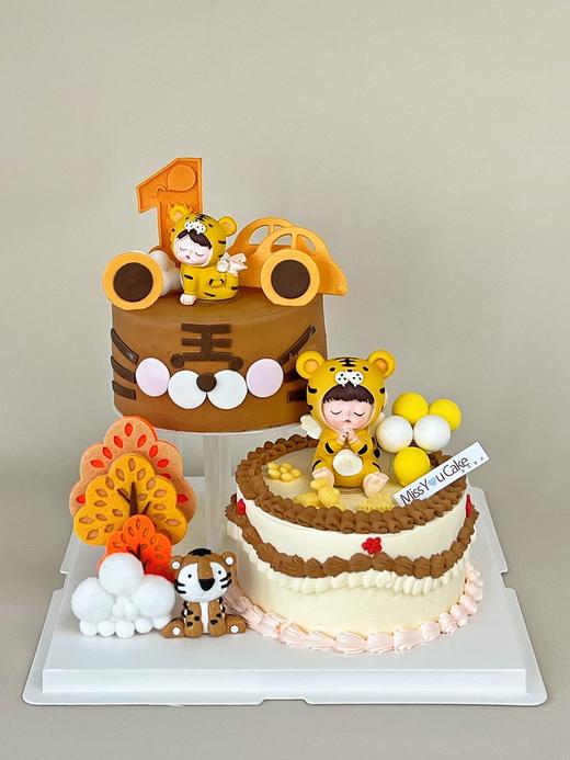 悬浮裸蛋糕 - 萌虎宝娃 商品图0