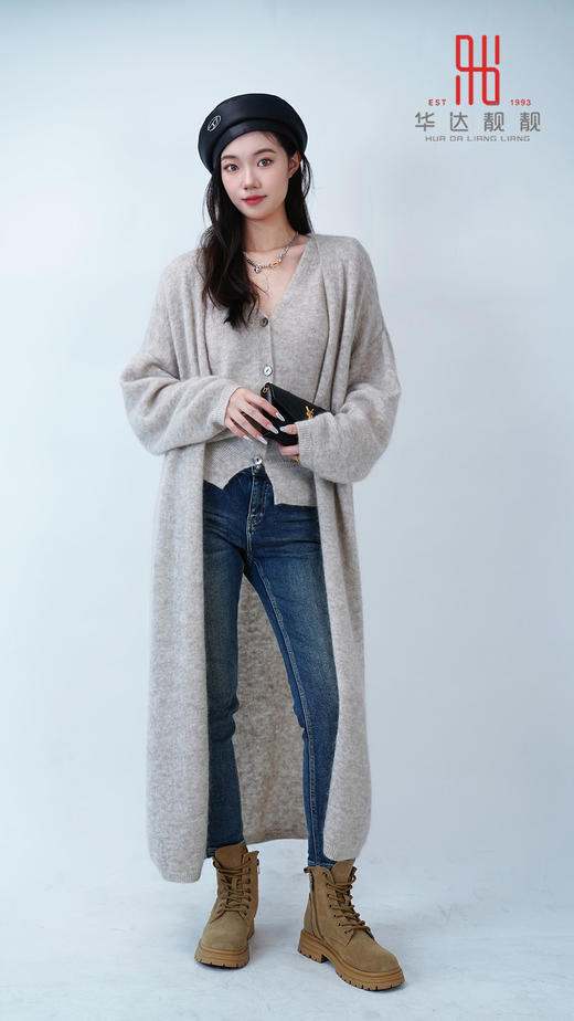 女装23原创设计精品山羊绒马甲外套两件套2243-36075▲ 商品图0