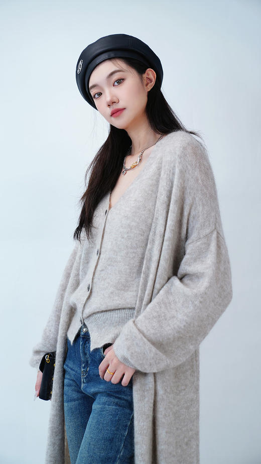 女装23原创设计精品山羊绒马甲外套两件套2243-36075▲ 商品图4