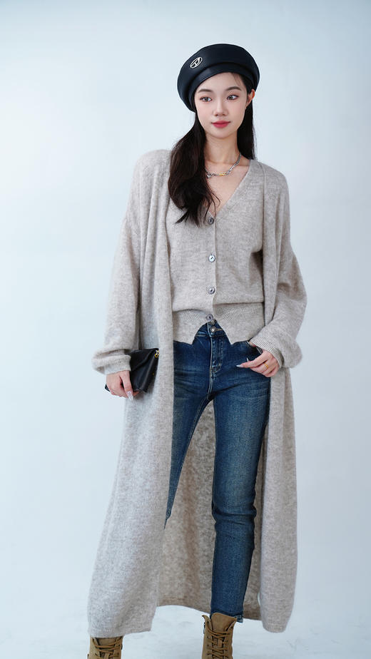 女装23原创设计精品山羊绒马甲外套两件套2243-36075▲ 商品图1