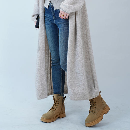 女装2022秋冬新品牛仔中腰小脚长裤 2204-82186358▲ 商品图5