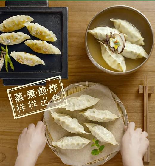 冰冻蒸煎饺（大葱牛肉味，白菜牛肉味）（清真） 1000g/袋 商品图0