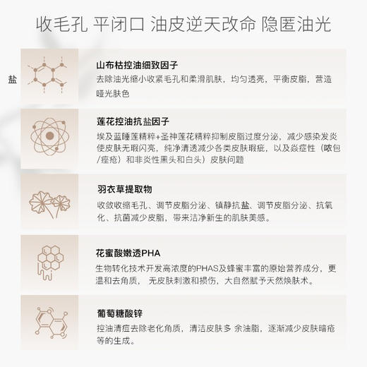 预定主攻控油—油腻肌毛孔深度护理水控油平衡油脂收毛孔去黑头粉刺125ml 商品图3