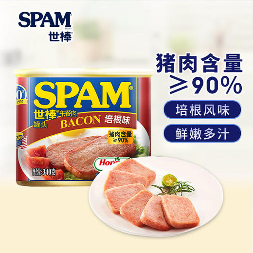 340g世棒午餐肉培根味 商品图0