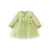 迷你巴拉女童连衣裙秋冬宝宝甜美A字花苞袖儿童洋气公主裙子 商品缩略图4