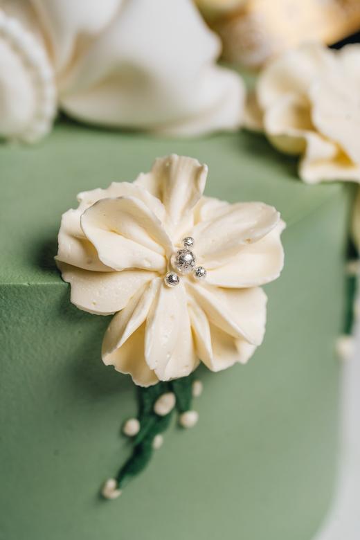 山茶花蝴蝶结（裱花蛋糕） 商品图4